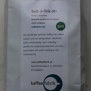 Kaffee ganze Bohne Alma (bob-o-link)