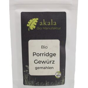 Porridge Gewürz gemahlen im Beutel
