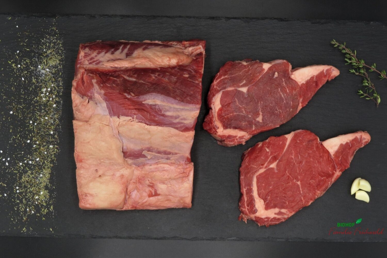 Rostbraten geschnitten