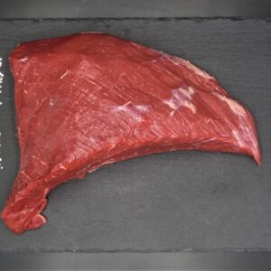 Schwarzes Scherzl im Ganzen Verwendungszweck: für Rouladen, Schnitzel und Geschnetzeltes