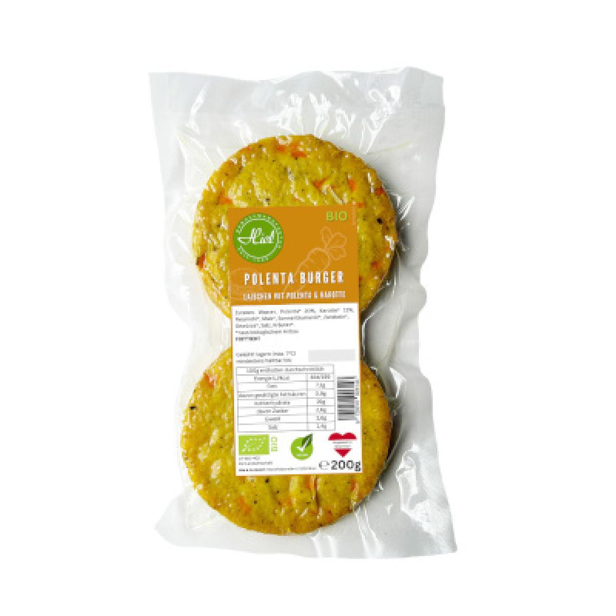Polenta-Karotten Burger